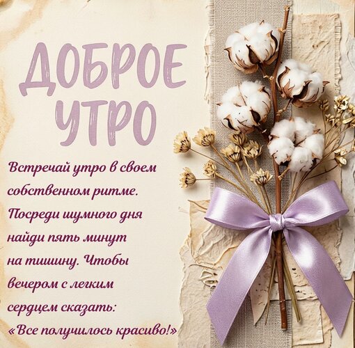 Открытка Доброе утро