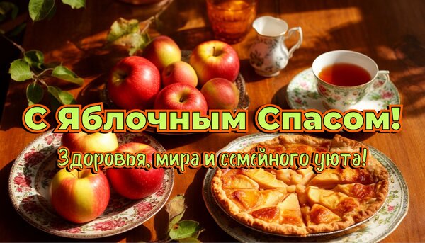 Открытка Яблочный спас