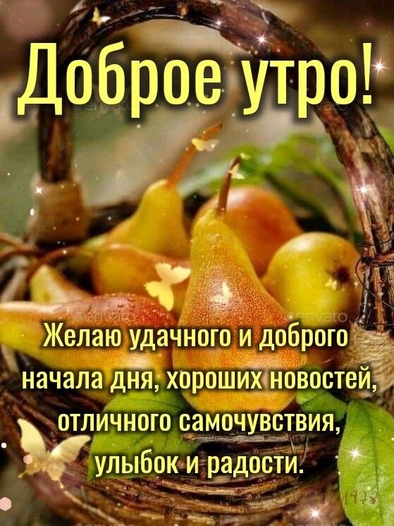 Открытка Доброе утро