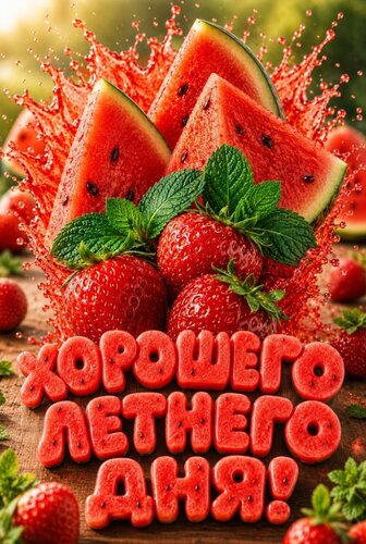 Открытка Хорошего летнего дня