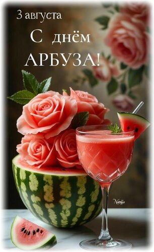 Открытка С днём арбуза
