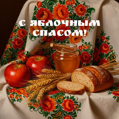 Открытка Яблочный спас