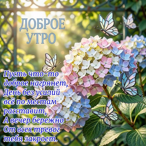 Открытка Доброе утро
