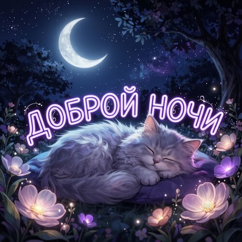 Открытка Доброй ночи