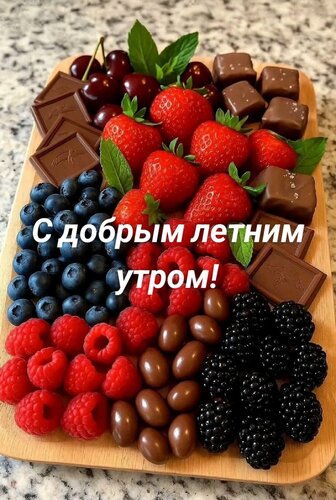Открытка С добрым летним утром