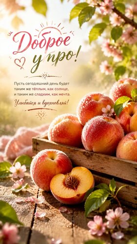 Открытка Доброе утро