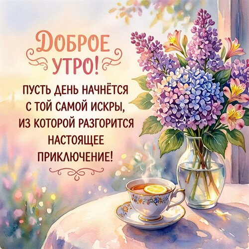 Открытка Доброе утро!