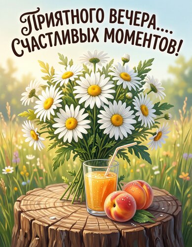 Открытка Добрый вечер!