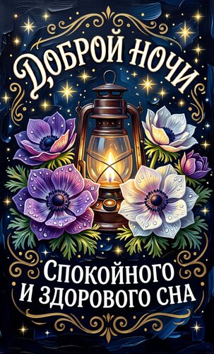 Открытка Спокойной ночи