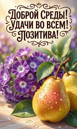 Открытка Доброй среды