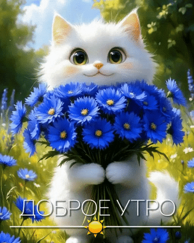 Анимированная открытка Доброе утро!