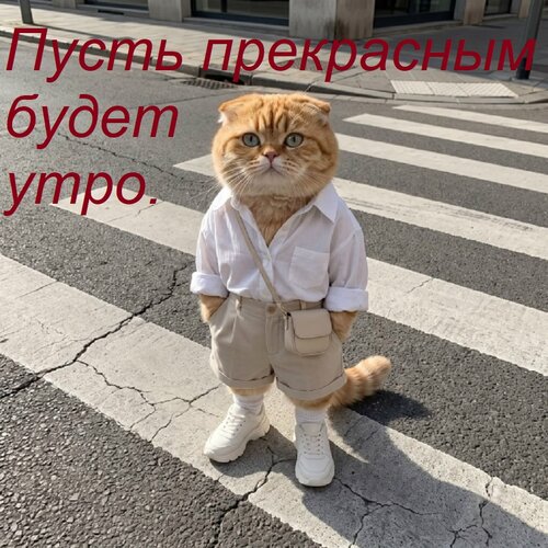 Открытка Пусть прекрасным будет утро.
