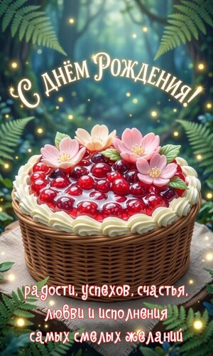 Открытка Радости, успехов, счастья, любви и исполнения самых смелых желаний