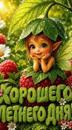 Анимированная открытка Хорошего летнего дня!