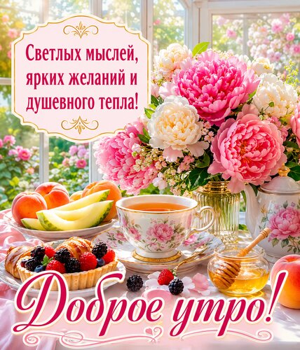 Открытка Доброе утро