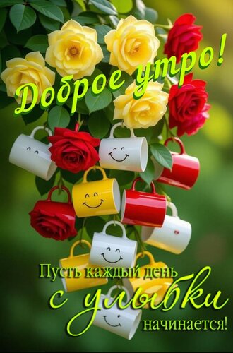 Открытка Доброе утро