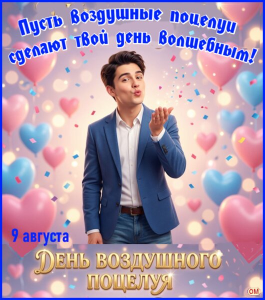 Открытка День воздушных поцелуев 1