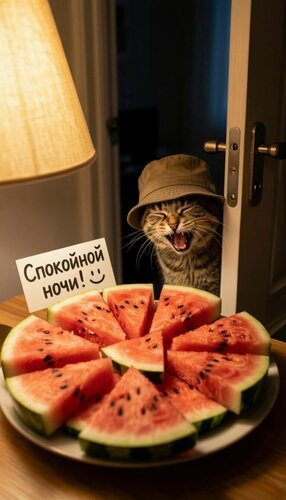 Открытка Спокойной ночи