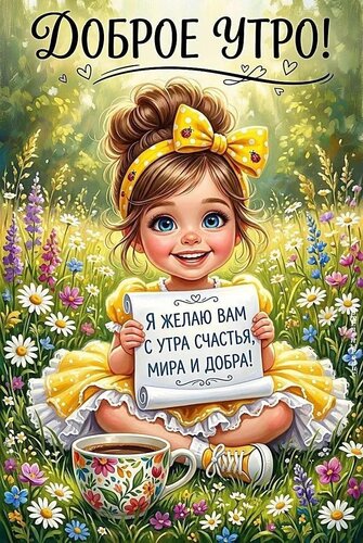 Открытка Доброе утро