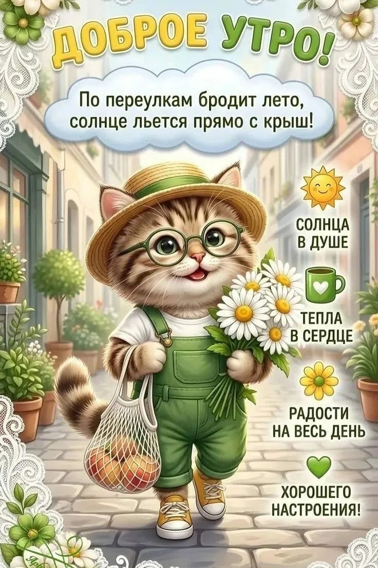Открытка доброе утро
