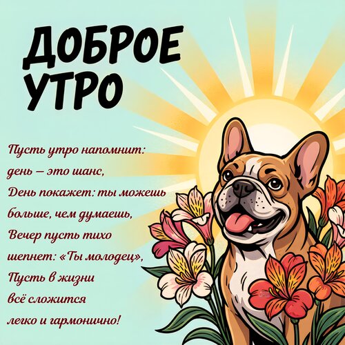 Открытка Доброе утро