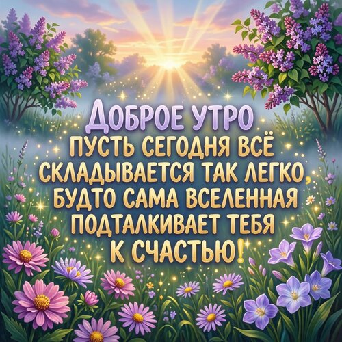 Открытка Доброе утро