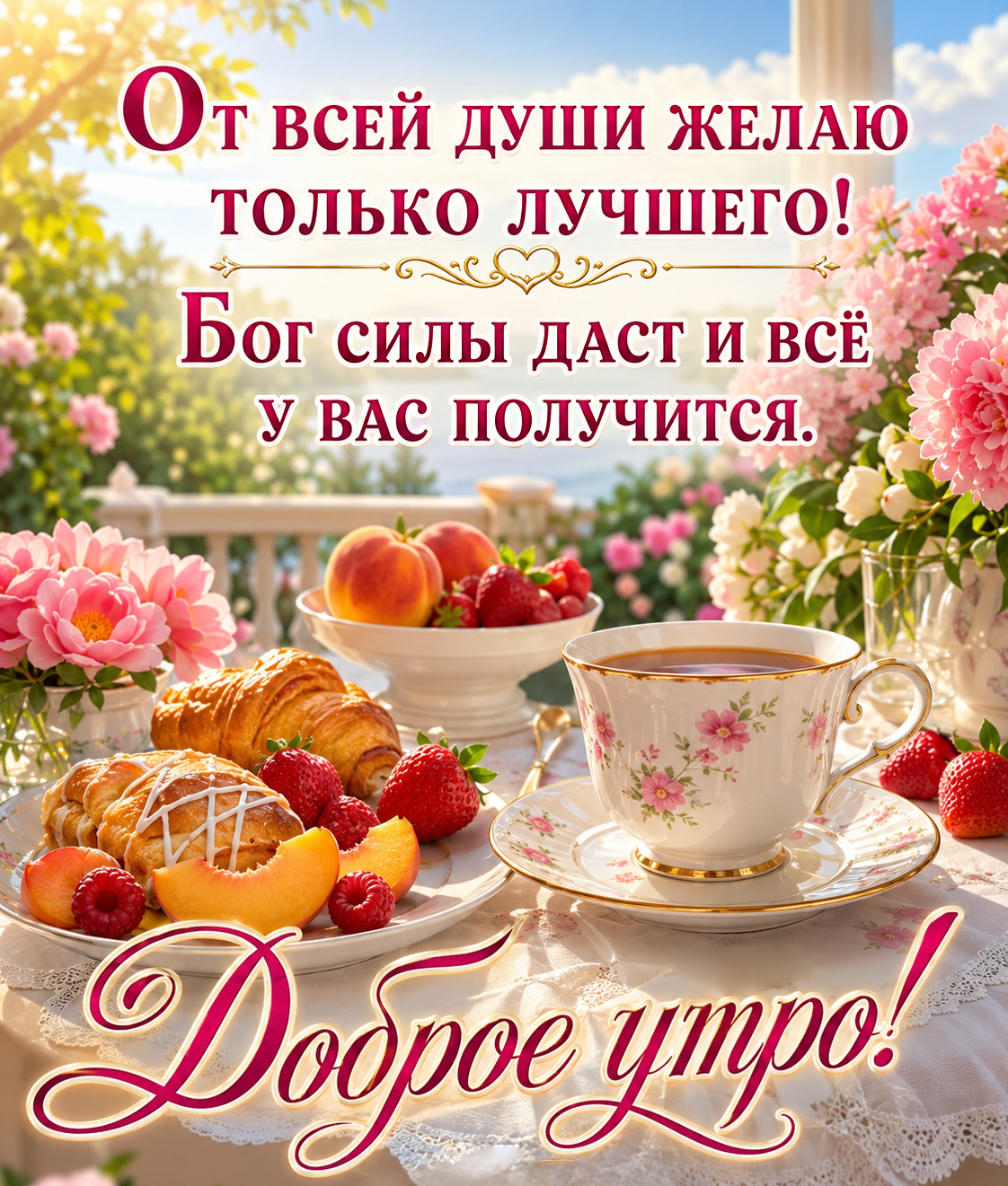 Открытка Доброе утро
