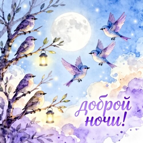 Открытка Доброй ночи!