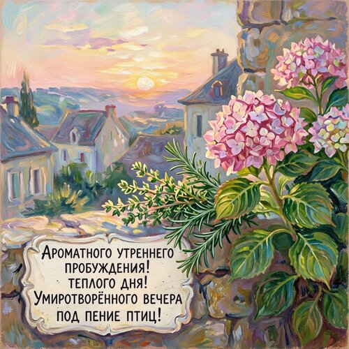 Открытка Ароматного утреннего пробуждения!