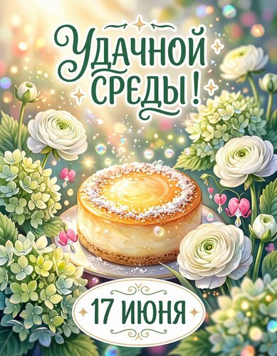 Открытка Удачной среды