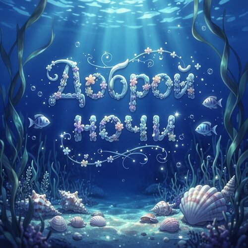 Открытка Доброй ночи