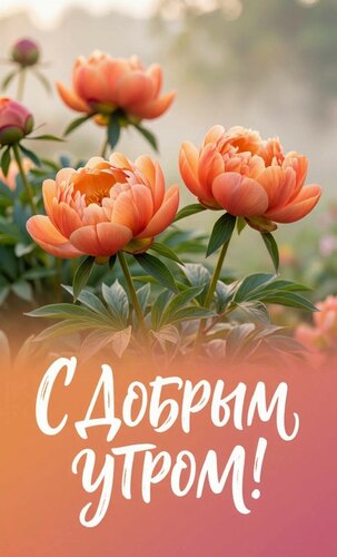 Открытка С добрым утром