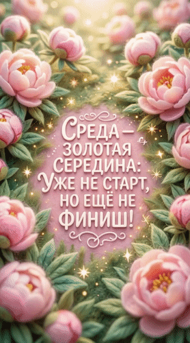 Анимированная открытка Доброй среды