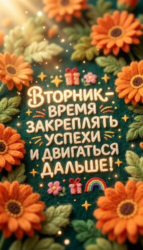Открытка Вторник