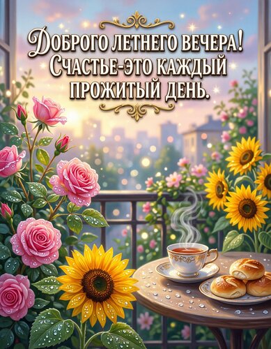 Открытка Добрый вечер!