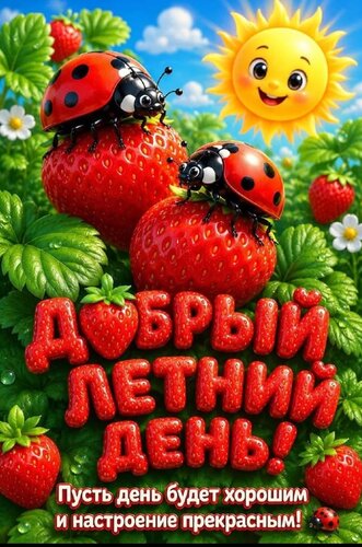 Открытка Добрый летний день!