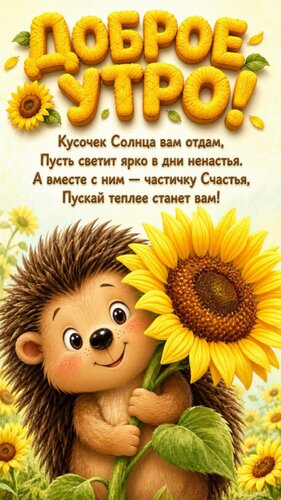 Открытка Доброе утро