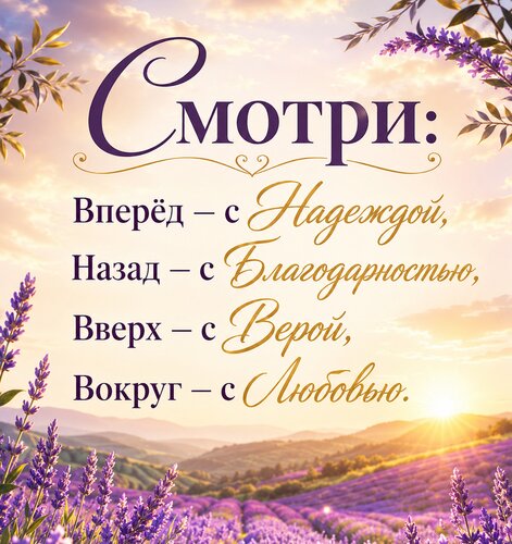 Открытка Про жизнь