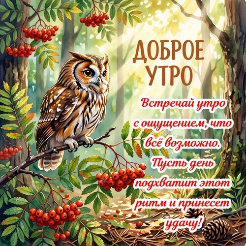 Открытка Доброе утро