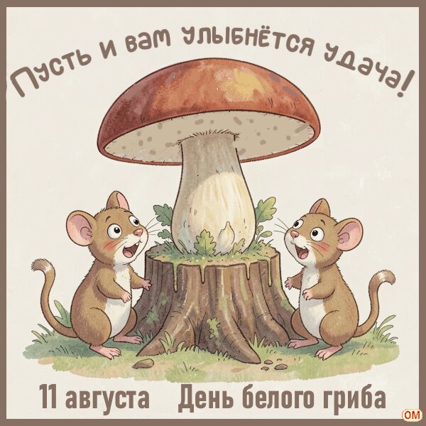 Открытка День белого гриба 1