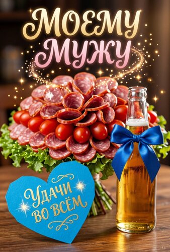 Открытка Моему мужу