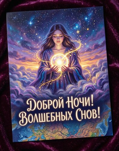 Открытка Доброй ночи