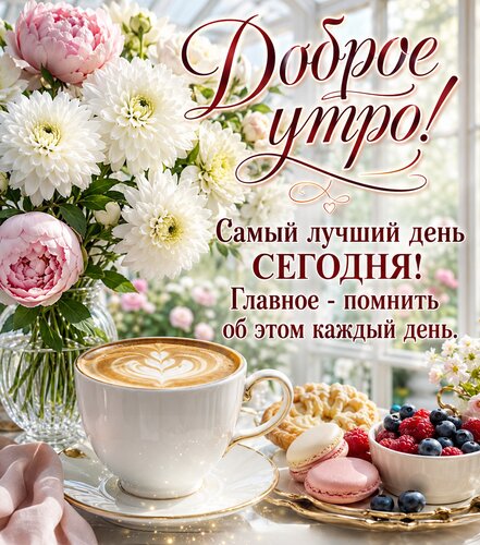 Открытка Доброе утро