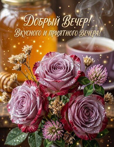 Открытка Добрый вечер