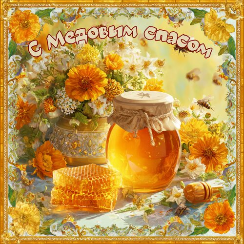 Открытка Медовый спас