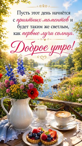Открытка Доброе утро