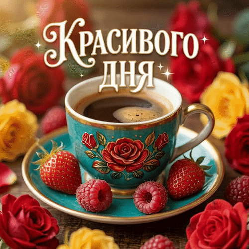 Анимированная открытка Красивого дня