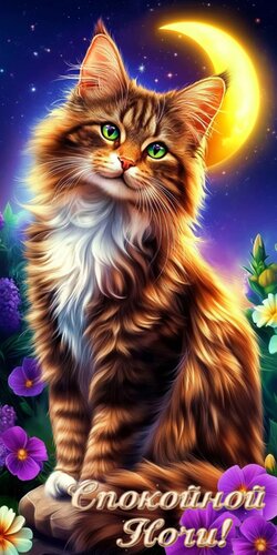 Открытка Спокойной ночи