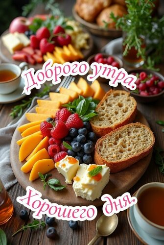 Открытка С добрым утром