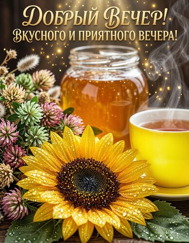 Открытка Добрый вечер